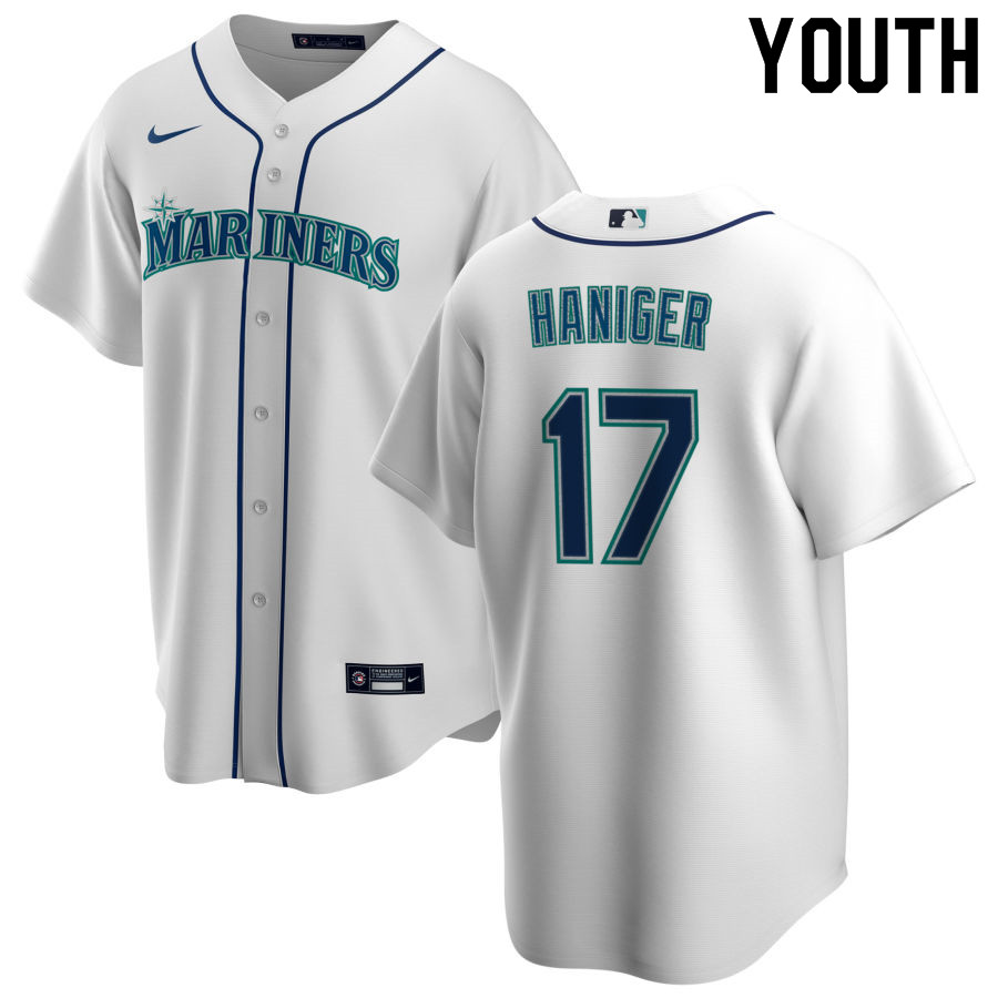 Nike Youth #17 Mitch Haniger Seattle Mariners Baseball Jerseys Sale-White